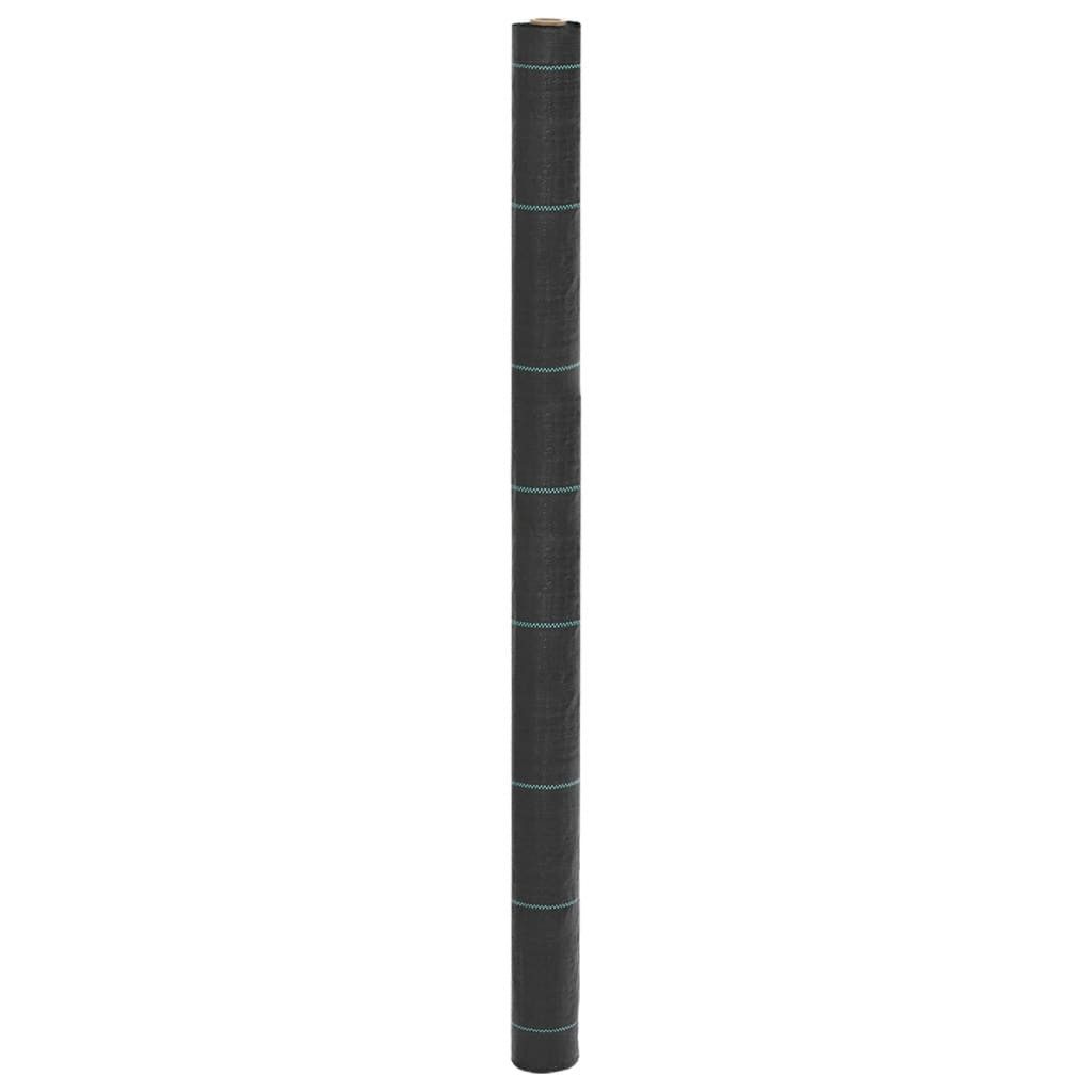 vidaXL Unkrautvlies Schwarz 1,5x150 m PP