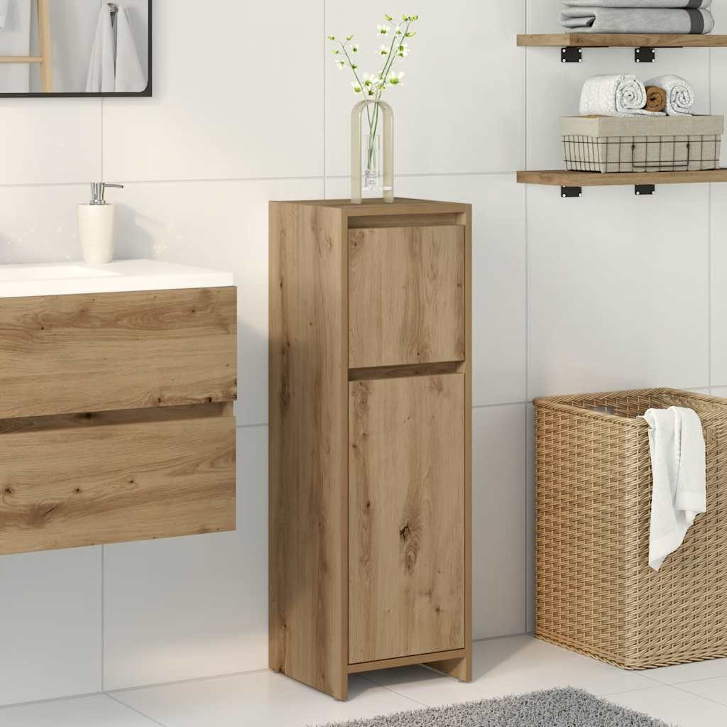 vidaXL Badschrank Artisan-Eiche 30x30x95 cm Holzwerkstoff