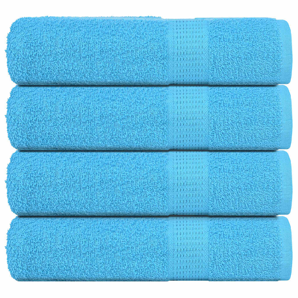 vidaXL Duschtücher FROGN 4 Stk. Türkis 70x140 cm 360 g/m²