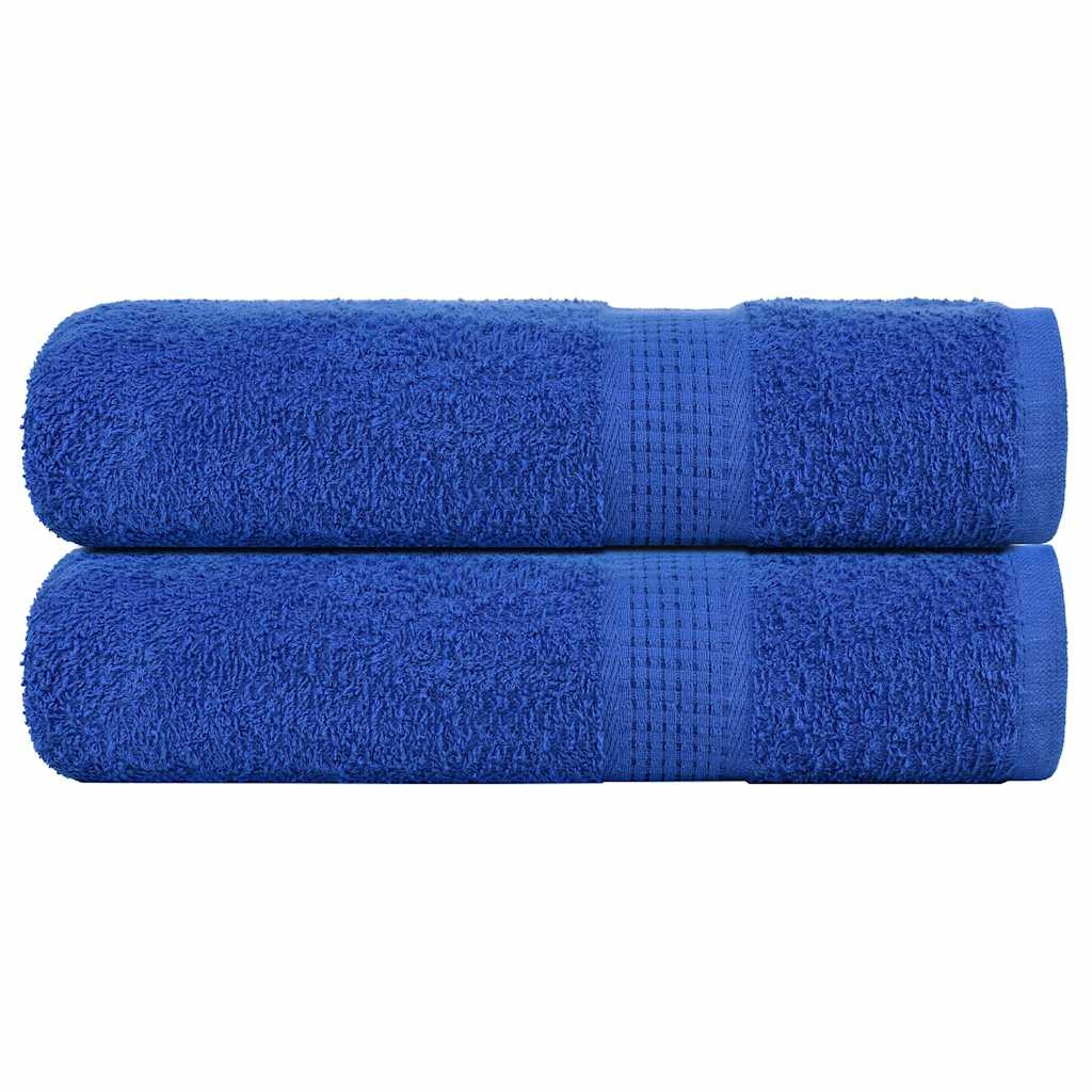 vidaXL Duschtücher FROGN 2 Stk. Blau 70x140 cm 360 g/m²