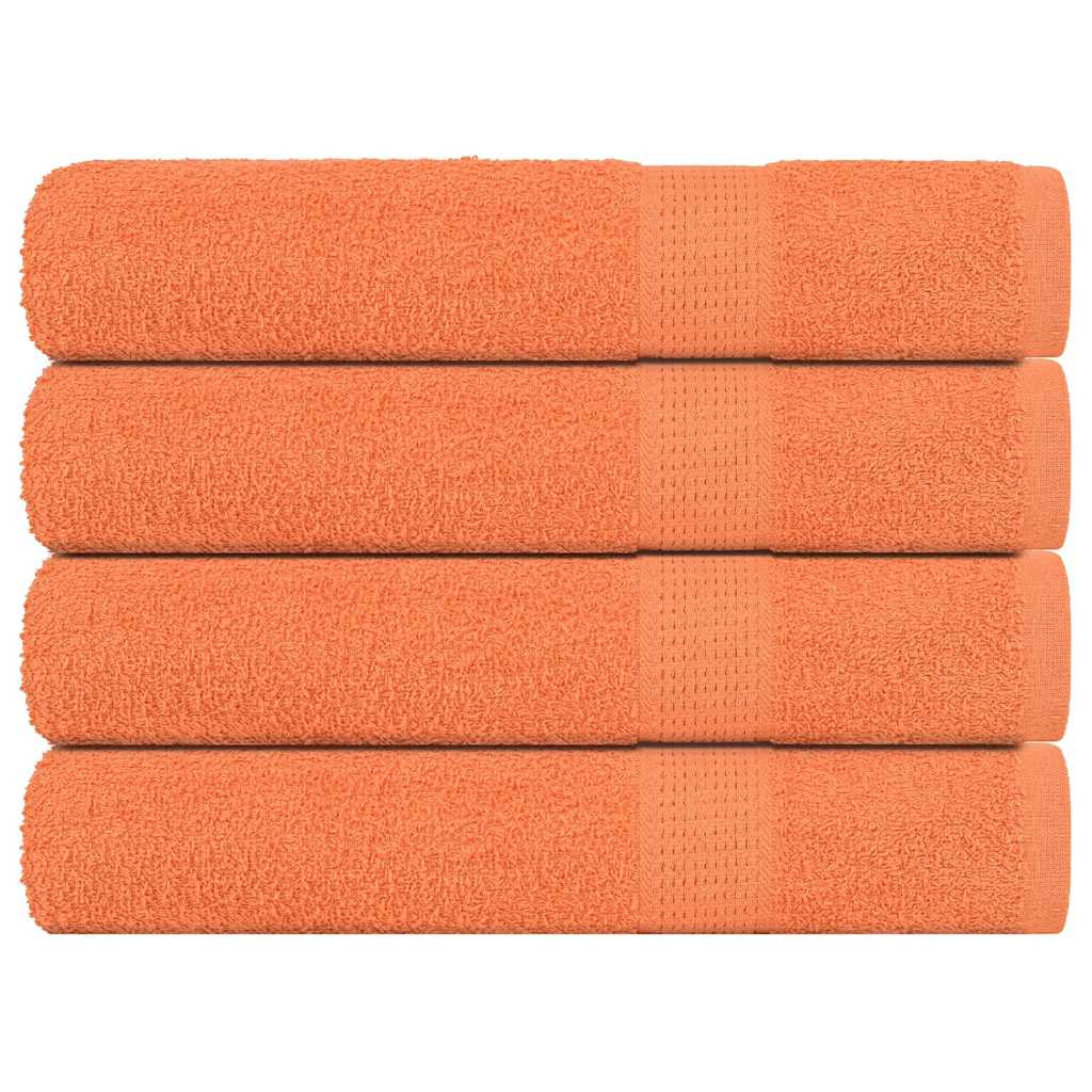 vidaXL Saunatücher FROGN 4 Stk. Orange 80x200 cm 360 g/m²