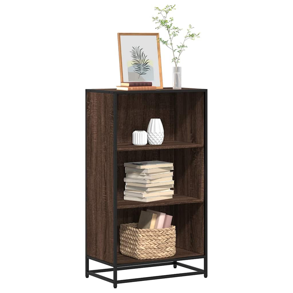 vidaXL Bücherregal Braun Eichen-Optik 60x35x107,5 cm Holzwerkstoff
