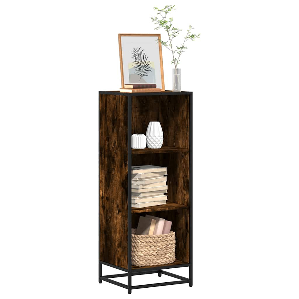 vidaXL Bücherregal Räuchereiche 40x35x107,5 cm Holzwerkstoff