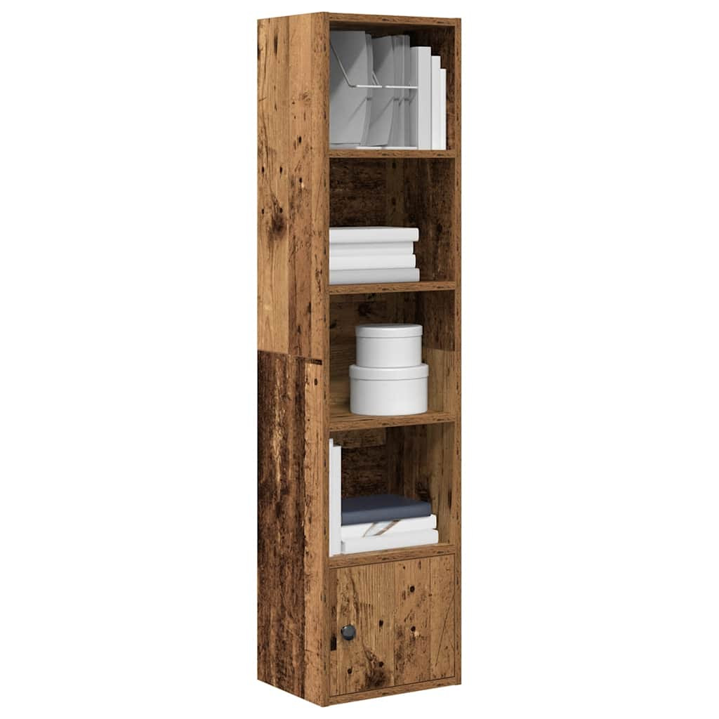 vidaXL Bücherregal Altholz-Optik 31x24x127 cm Holzwerkstoff