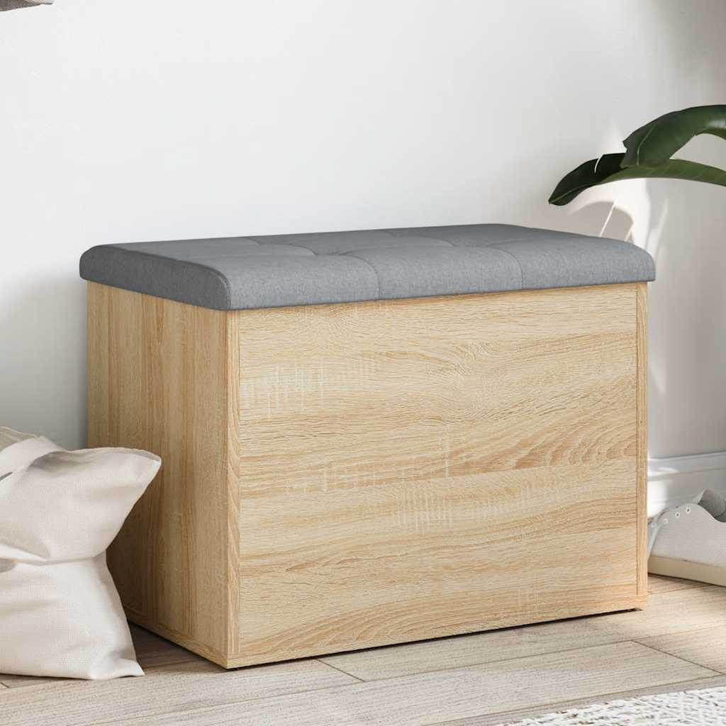 vidaXL Aufbewahrungsbank Sonoma-Eiche 62 x 42 x 45 cm Holzwerkstoff