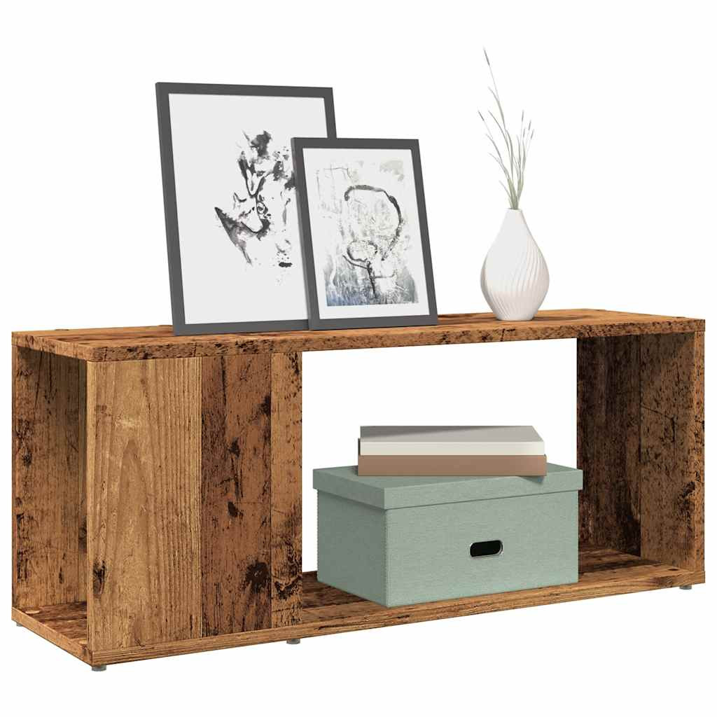 vidaXL TV-Schrank Altholz-Optik 80x24x32 cm Holzwerkstoff