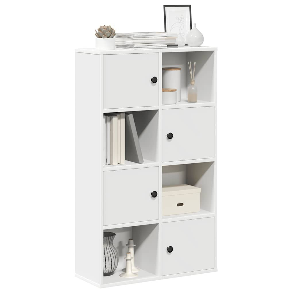 vidaXL Bücherregal Weiß 60x24x101,5 cm Holzwerkstoff