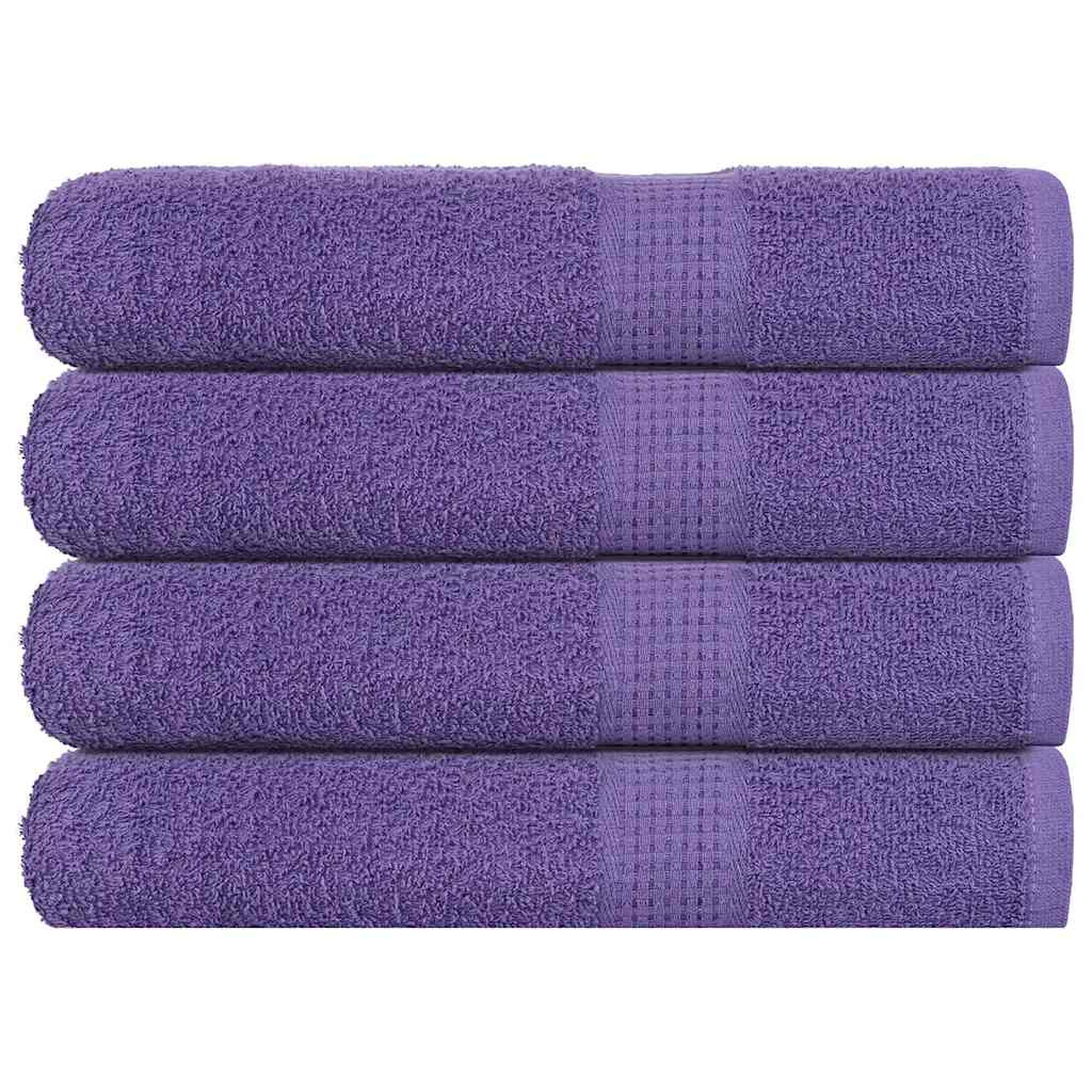vidaXL Saunatücher FROGN 4 Stk. Lila 80x200 cm 360 g/m²