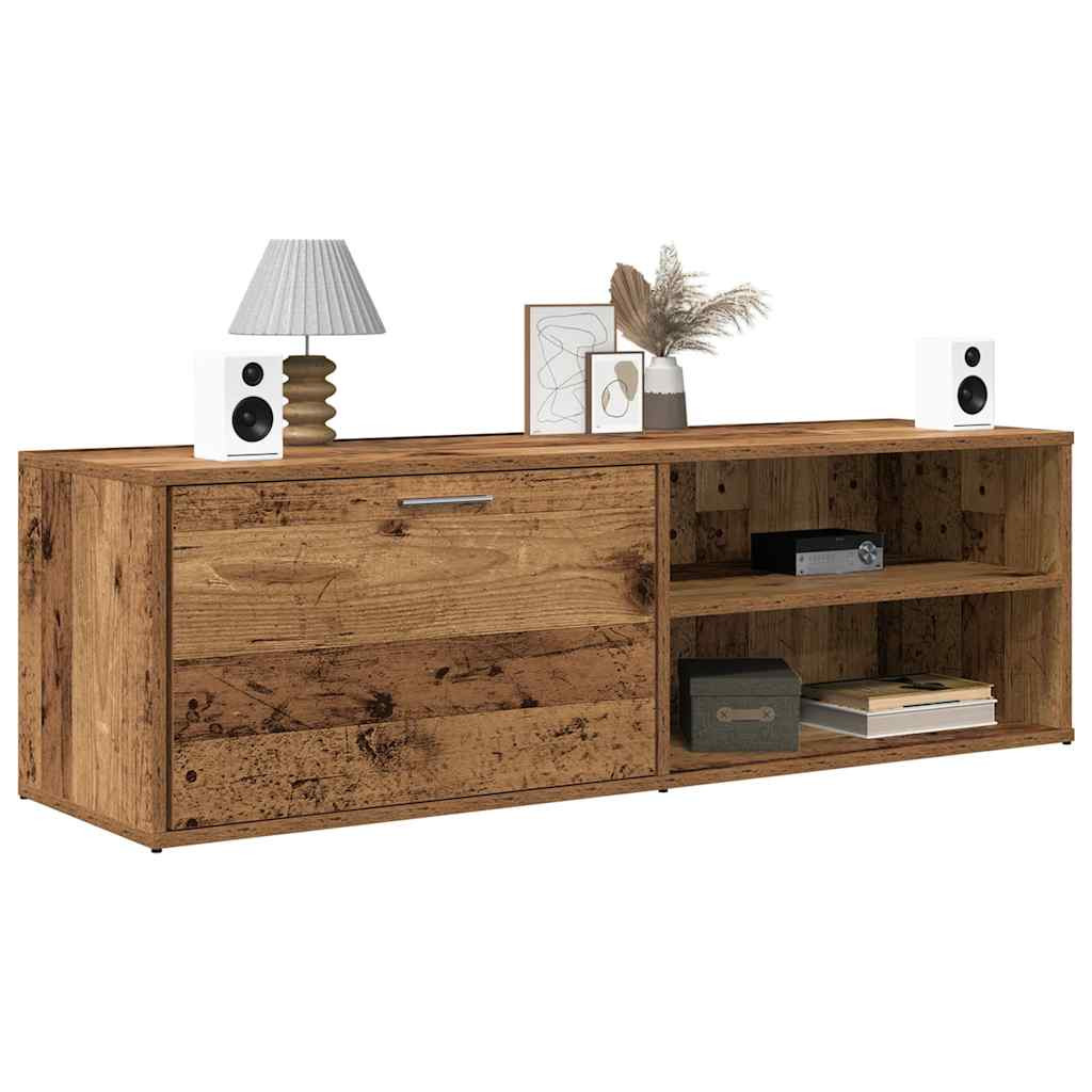 vidaXL TV-Schrank Altholz-Optik 120x34x37 cm Holzwerkstoff