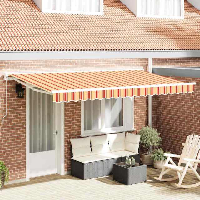 vidaXL Markisenrahmen Mehrfarbig 400 x 200 cm