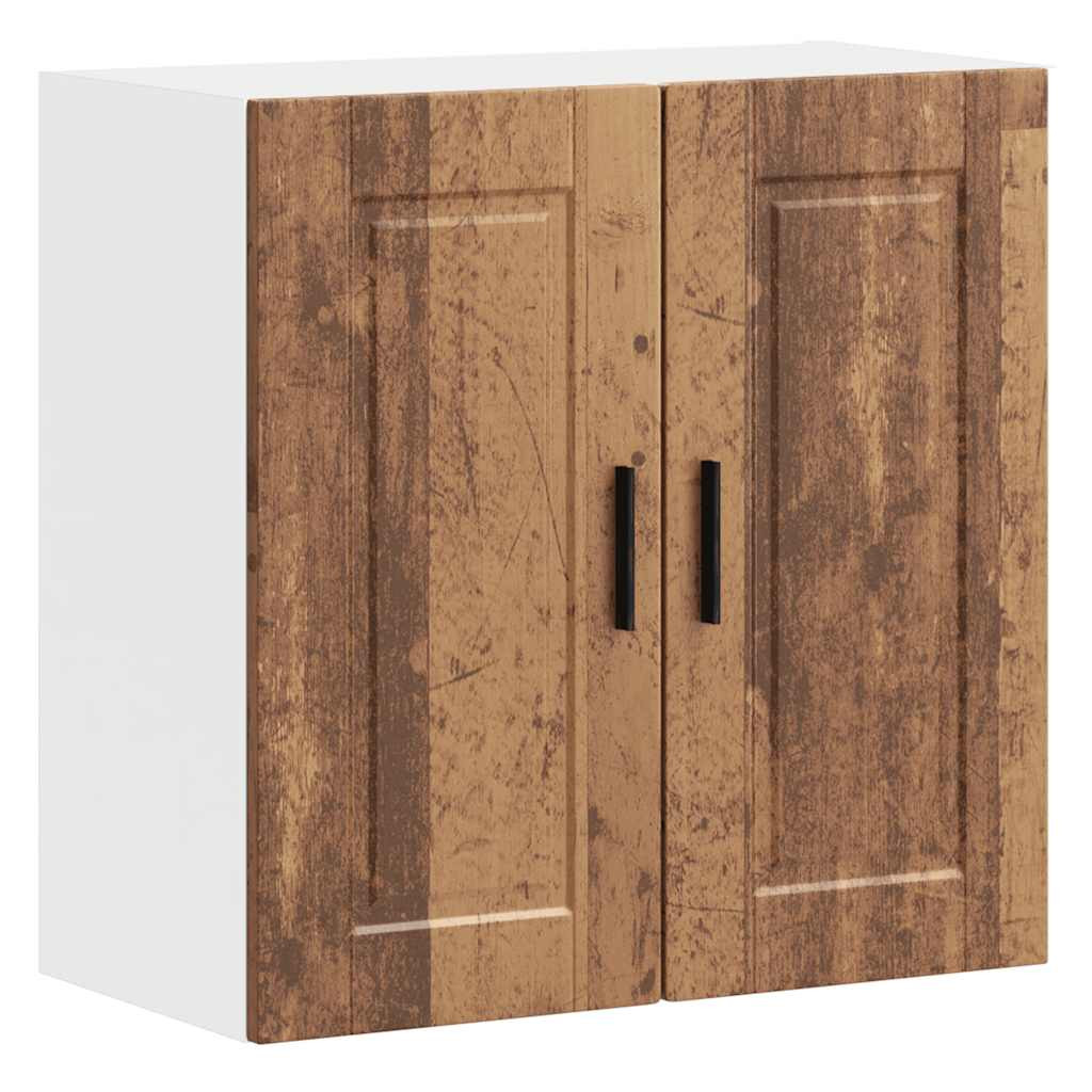 vidaXL Küchen-Hängeschrank Porto Altholz-Optik Holzwerkstoff
