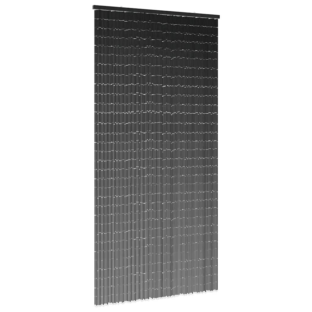 vidaXL Insekten-Türvorhang Dunkelgrau 90x220 cm Bambus