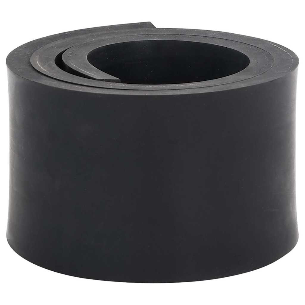 vidaXL Gummileiste für Schneepflug Schwarz 120x8x1 cm