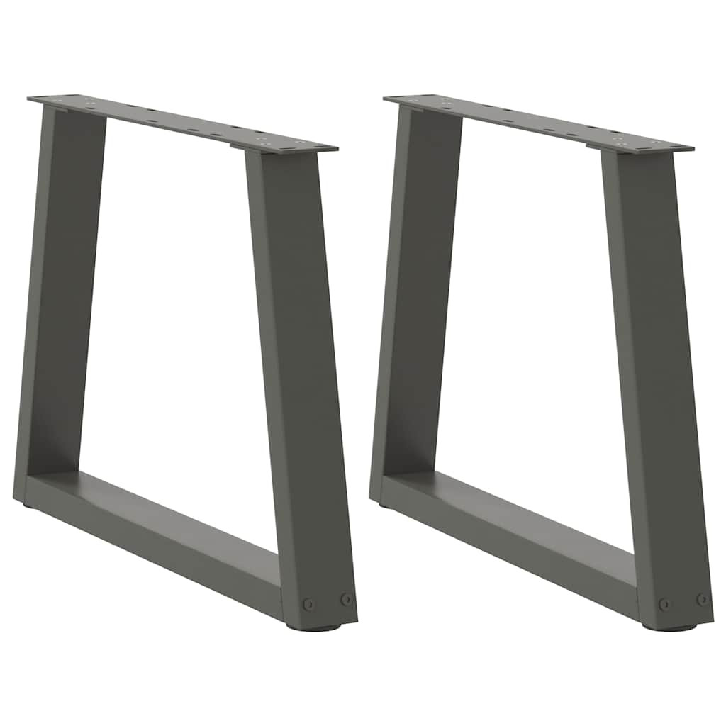 vidaXL Couchtischbeine V-Form 2 Stück Anthrazit 70x(42-43,3) cm Stahl