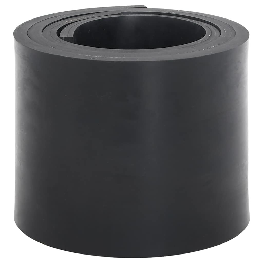 vidaXL Gummileiste für Schneepflug Schwarz 200x15x1 cm