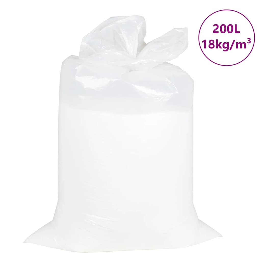 vidaXL Sitzsackfüllung EPS 200 L Weiß 18 kg/m³