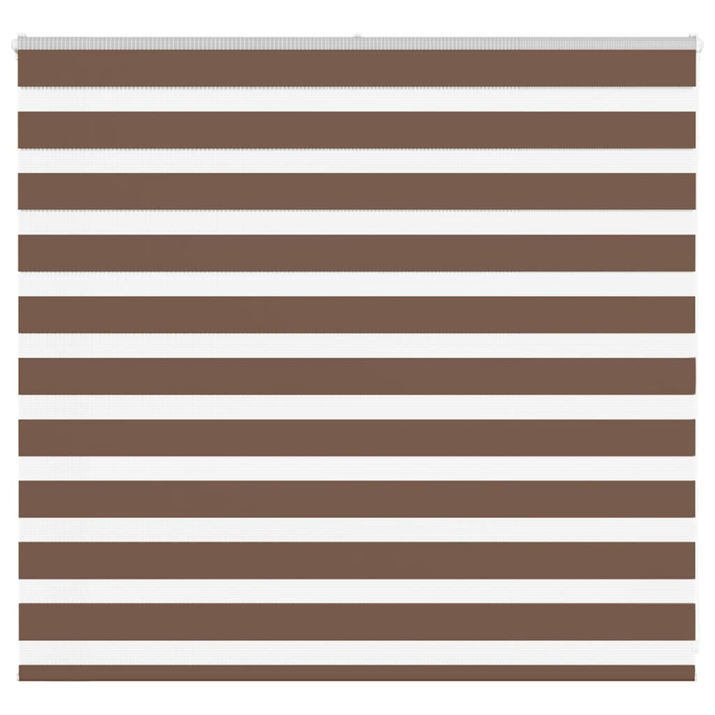 vidaXL Doppelrollo Braun 160x100 cm Stoffbreite 155,9 cm Polyester