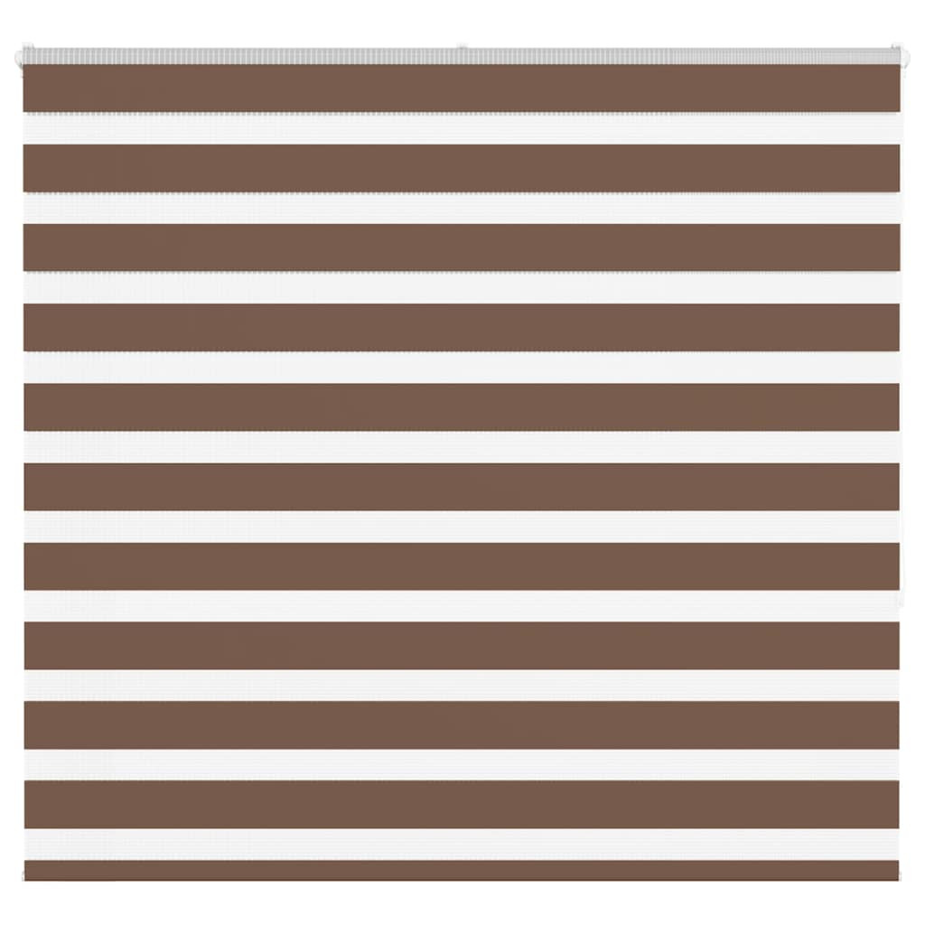 vidaXL Doppelrollo Braun 165x150 cm Stoffbreite 160,9 cm Polyester