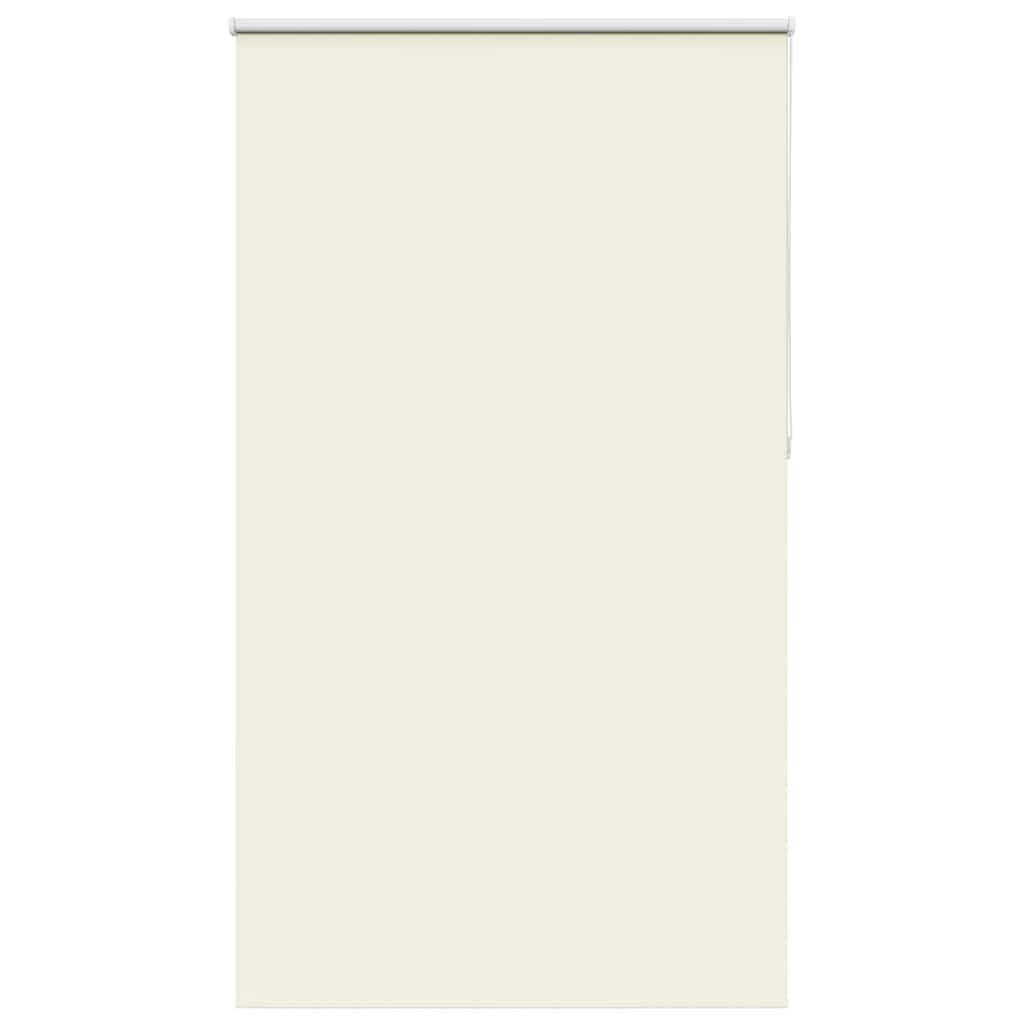 vidaXL Verdunkelungsrollo Cremeweiß 125x210cm Stoffbreite 121,6cm