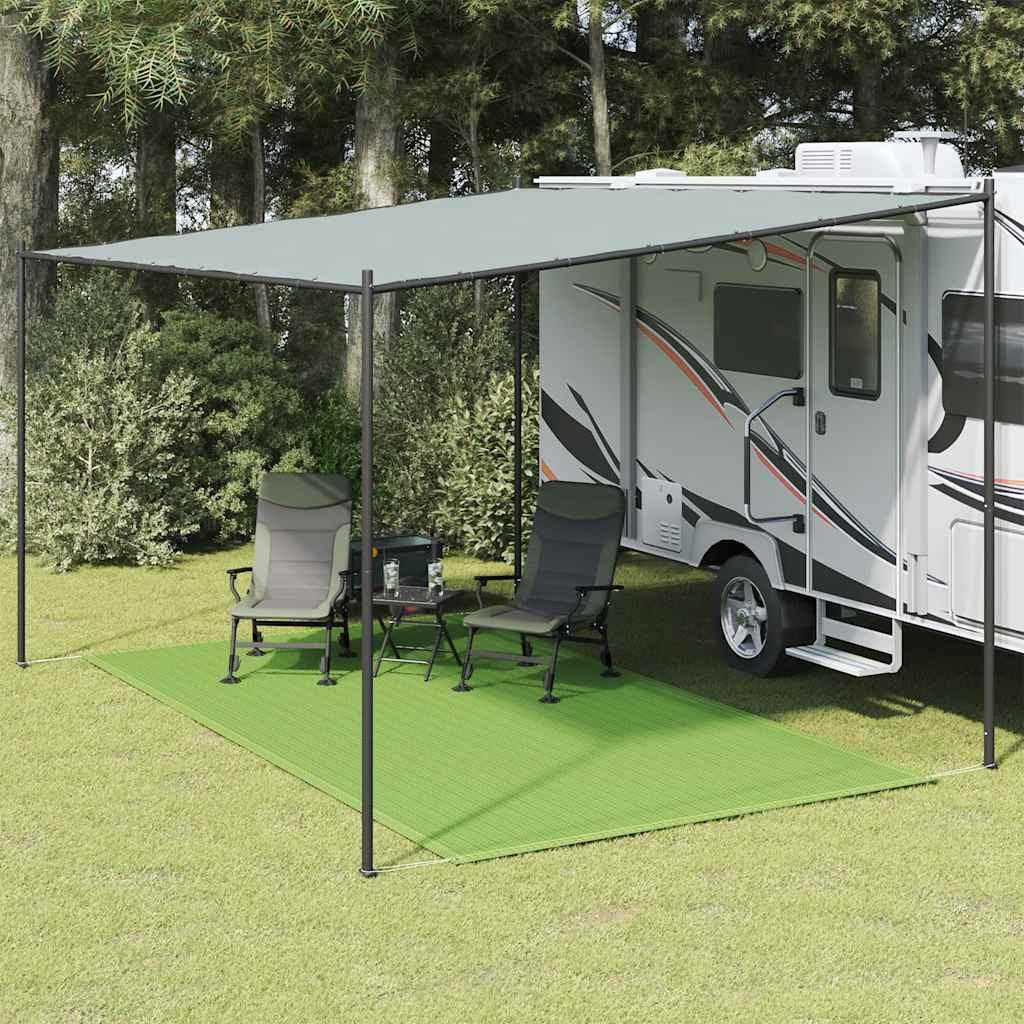 vidaXL Zeltteppich Hellgrün 250x450 cm HDPE