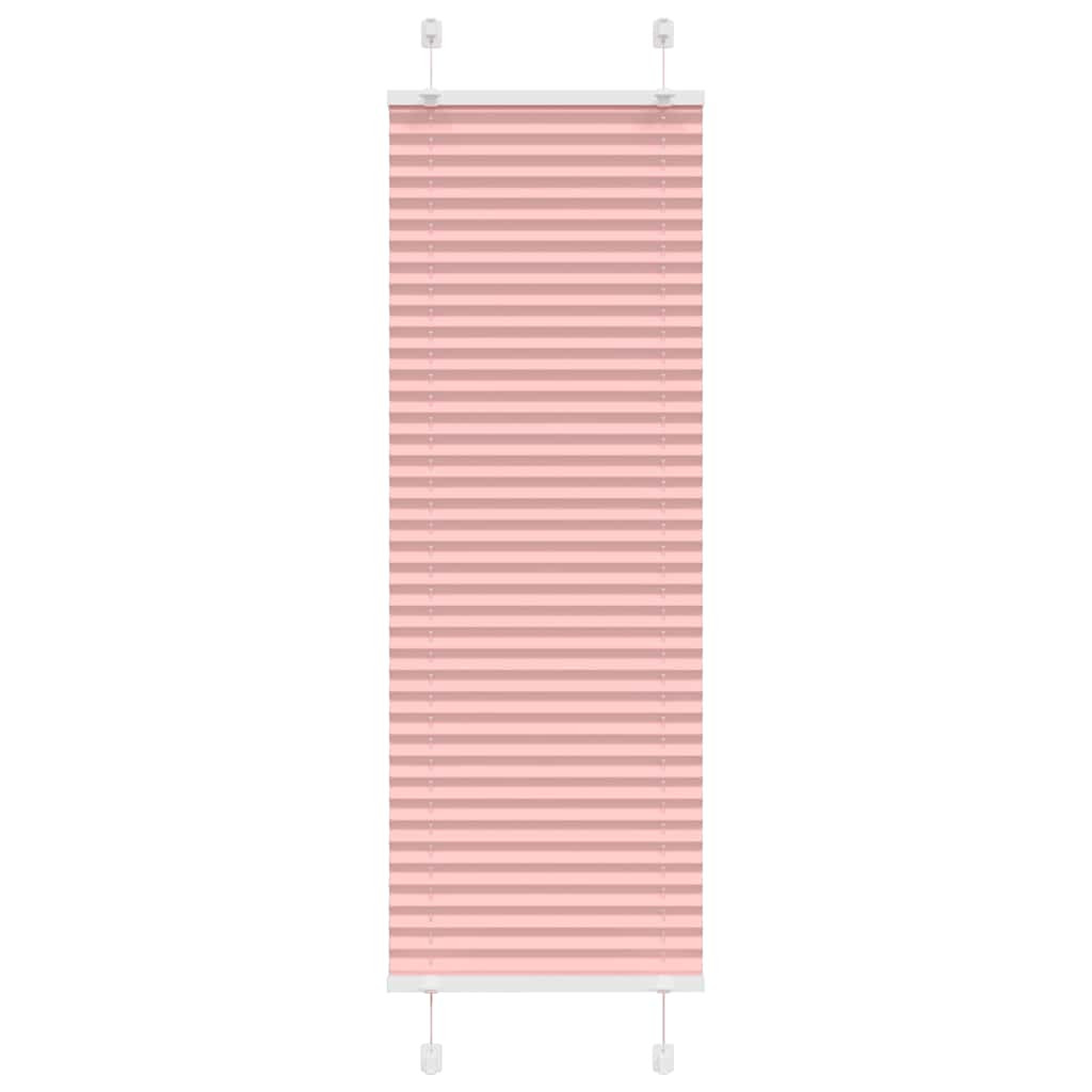 vidaXL Plissee Rosa 45x150 cm Stoffbreite 44,4 cm Polyester