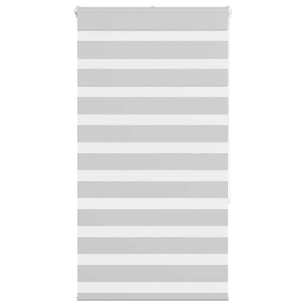 vidaXL Doppelrollo Hellgrau 70x150 cm Stoffbreite 65,9 cm Polyester