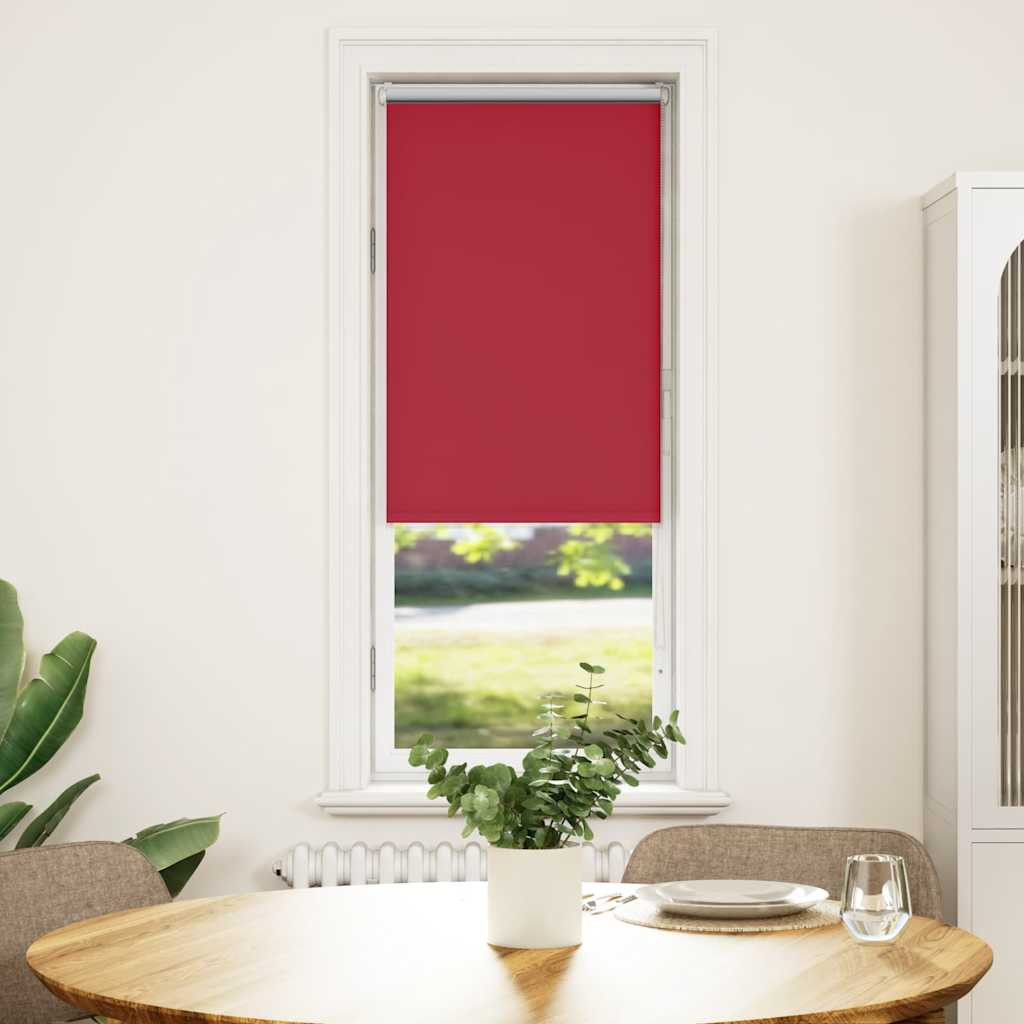 vidaXL Verdunkelungsrollo Rot 60x150 cm Stoffbreite 55,7 cm Polyester