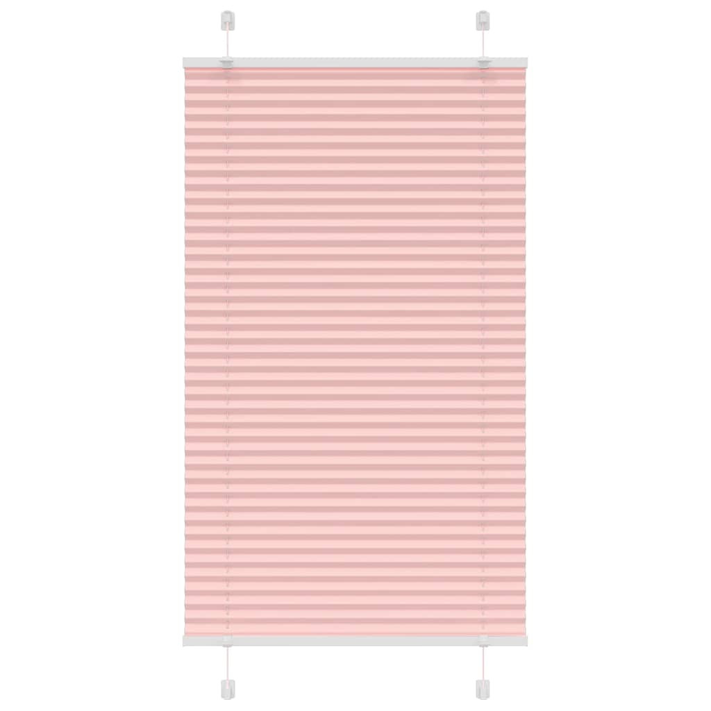 vidaXL Plissee Rosa 75x150 cm Stoffbreite 74,4 cm Polyester