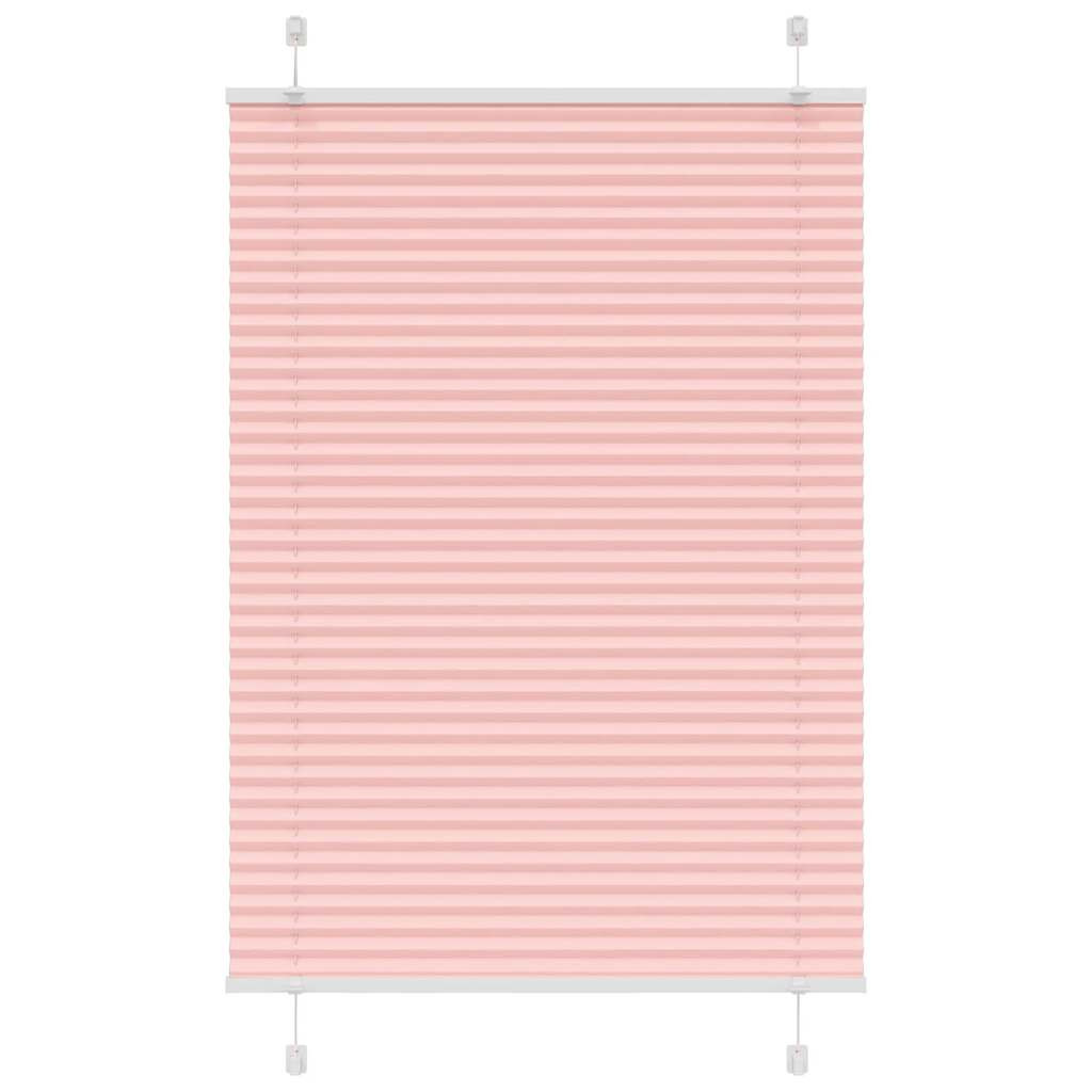 vidaXL Plissee Rosa 85x150 cm Stoffbreite 84,4 cm Polyester