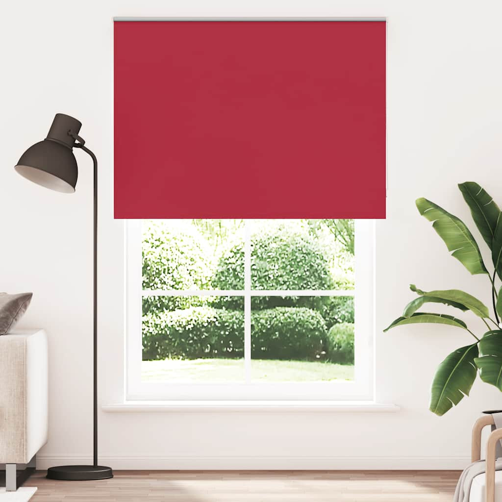 vidaXL Verdunkelungsrollo Rot 165x230cm Stoffbreite 161,6cm Polyester