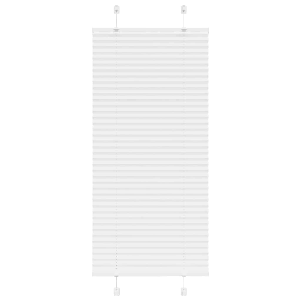 vidaXL Plissee Weiß 60x150 cm Stoffbreite 59,4 cm Polyester