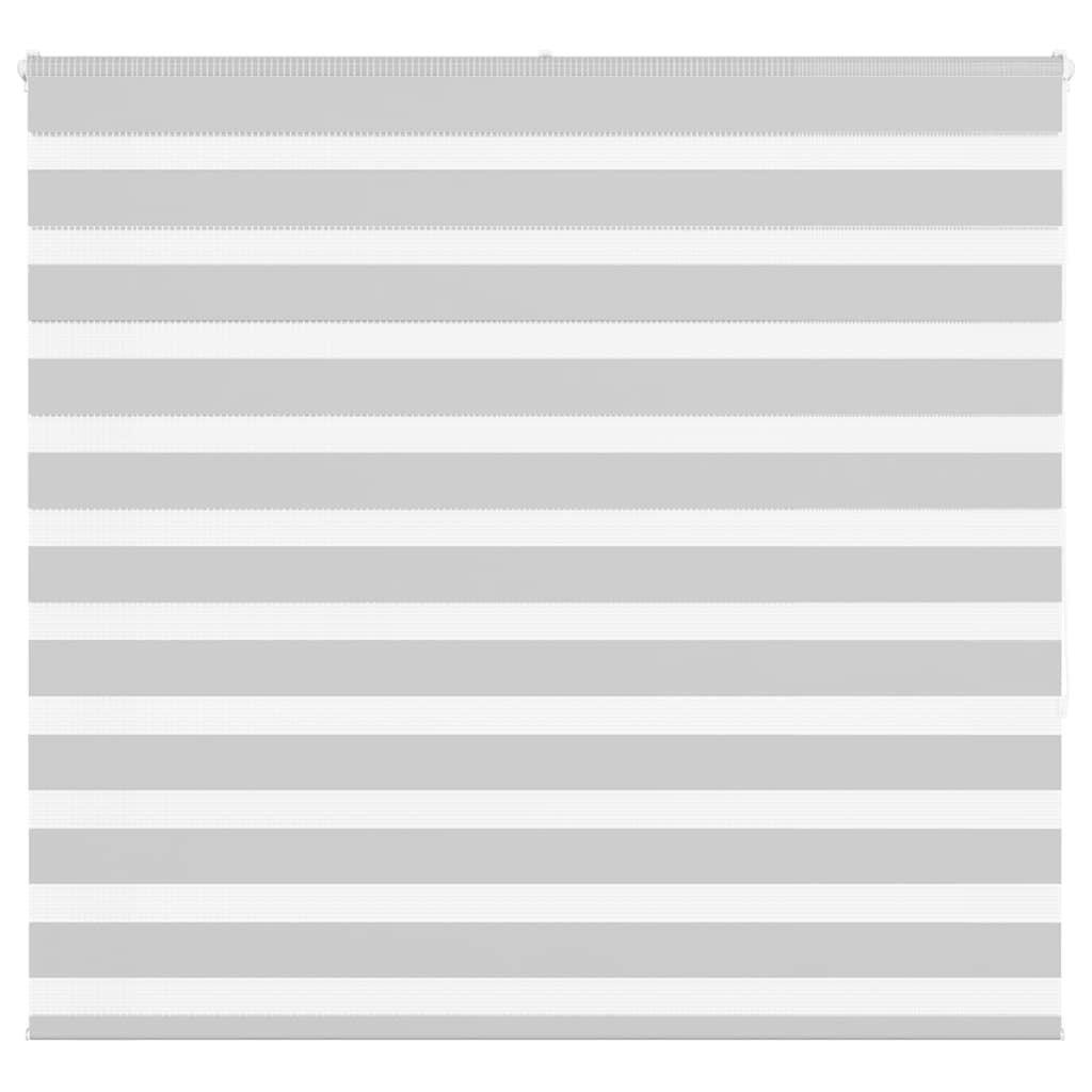 vidaXL Doppelrollo Hellgrau 165x150 cm Stoffbreite 160,9 cm Polyester