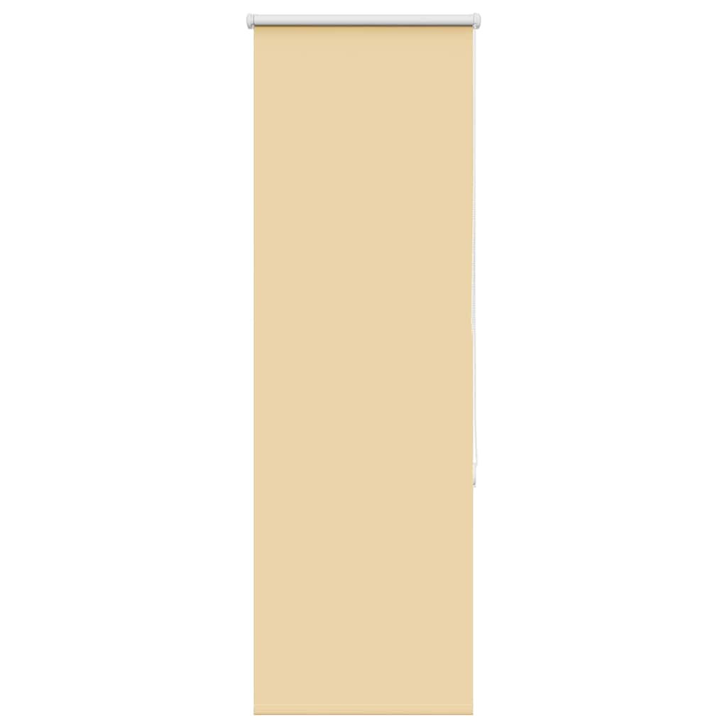 vidaXL Verdunkelungsrollo Beige 55x130cm Stoffbreite 50,7 cm Polyester