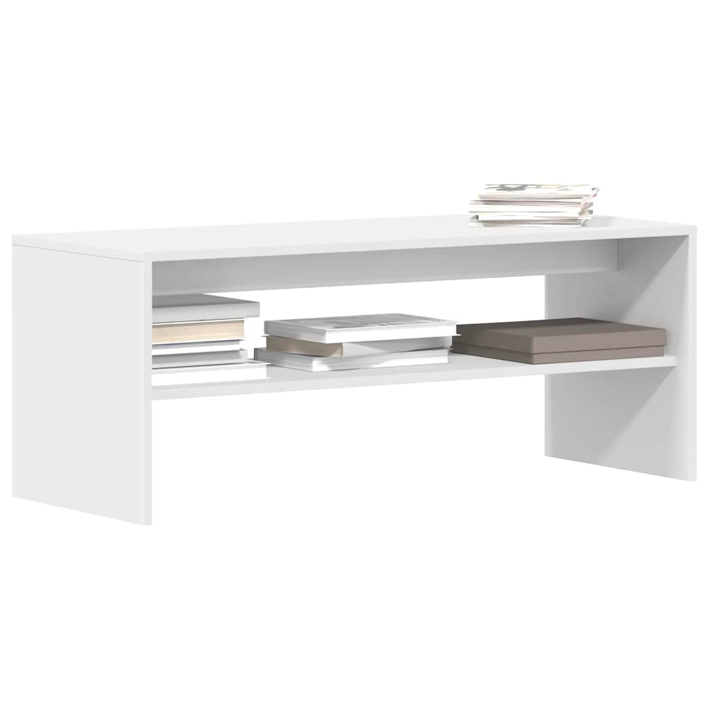 vidaXL TV-Schrank Weiß 100x40x40 cm Holzwerkstoff