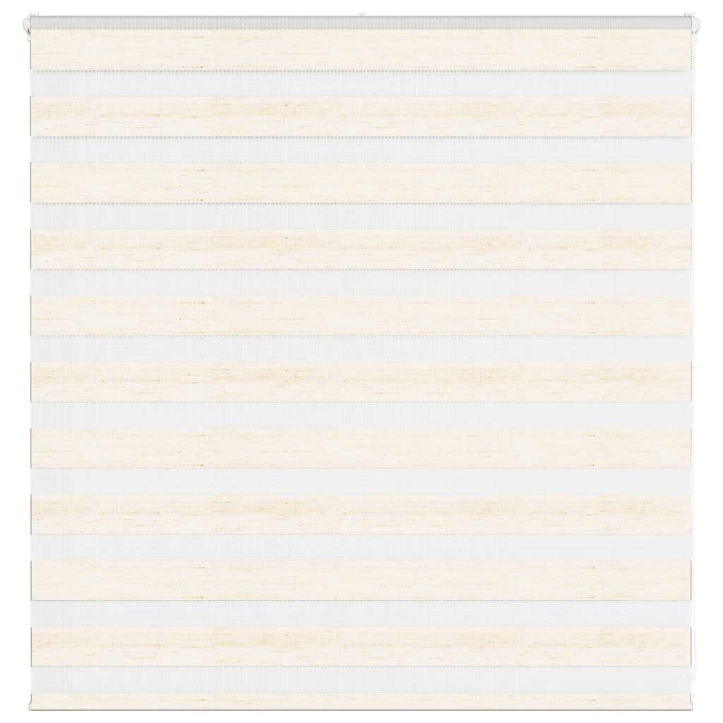 vidaXL Doppelrollo Marmorbeige 145x100cm Stoffbreite 140,9 cm Polyester