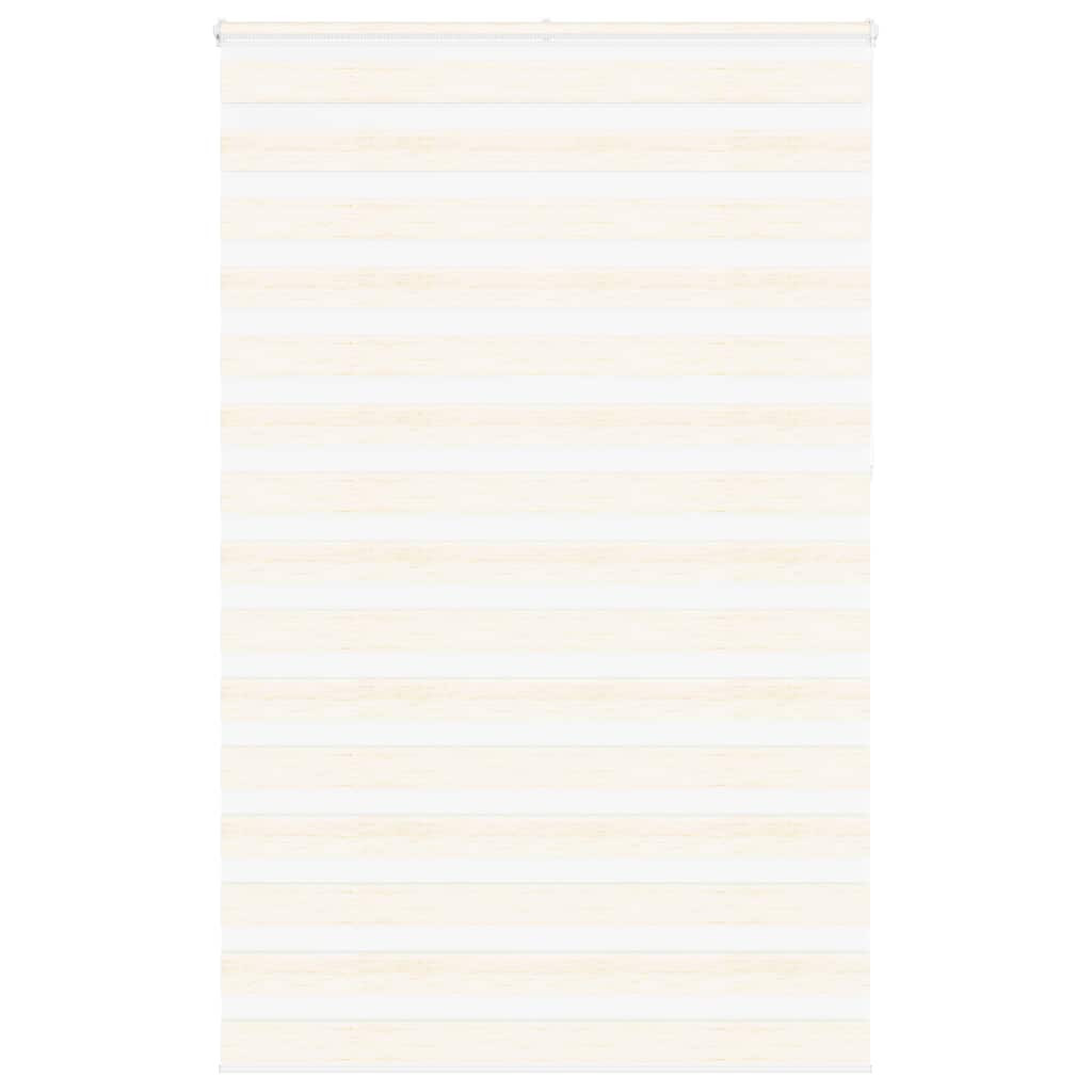 vidaXL Doppelrollo Marmorbeige 145x230cm Stoffbreite 140,9 cm Polyester