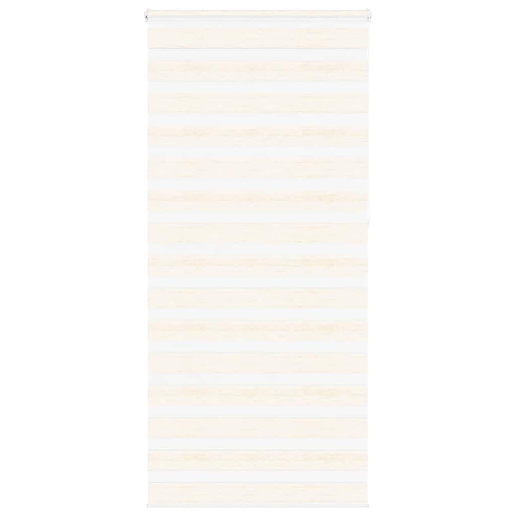 vidaXL Doppelrollo Marmorbeige 105x230cm Stoffbreite 100,9 cm Polyester
