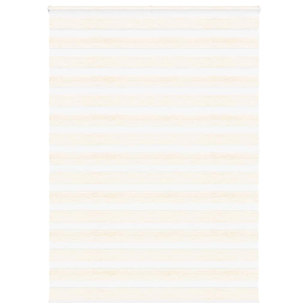 vidaXL Doppelrollo Marmorbeige 155x200cm Stoffbreite 150,9 cm Polyester
