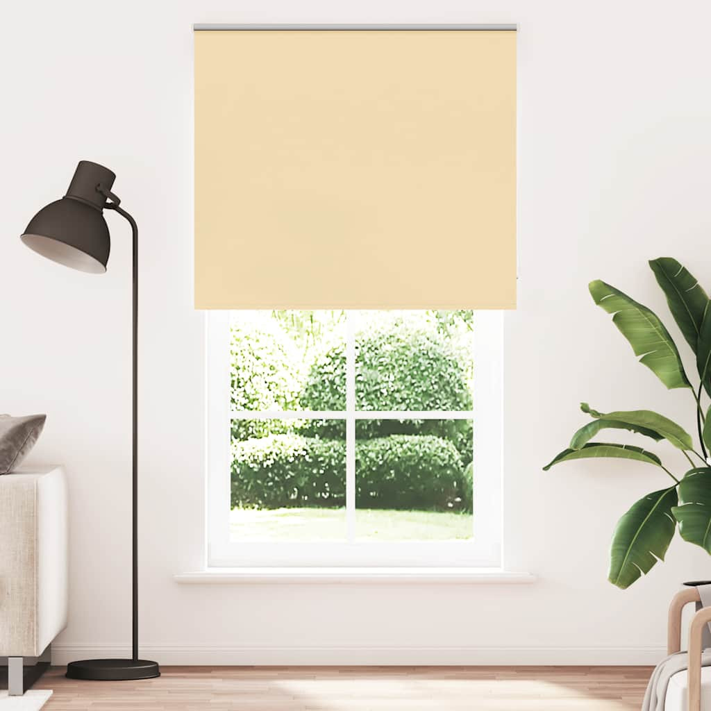 vidaXL Verdunkelungsrollo Beige 140x230 cm Stoffbreite 136,6 cm