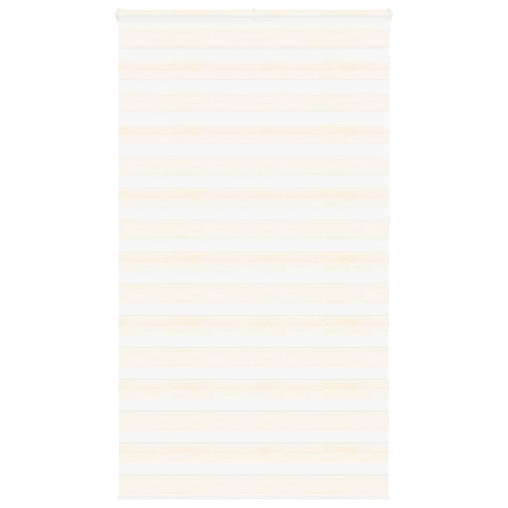 vidaXL Doppelrollo Marmorbeige 135x230cm Stoffbreite 130,9 cm Polyester