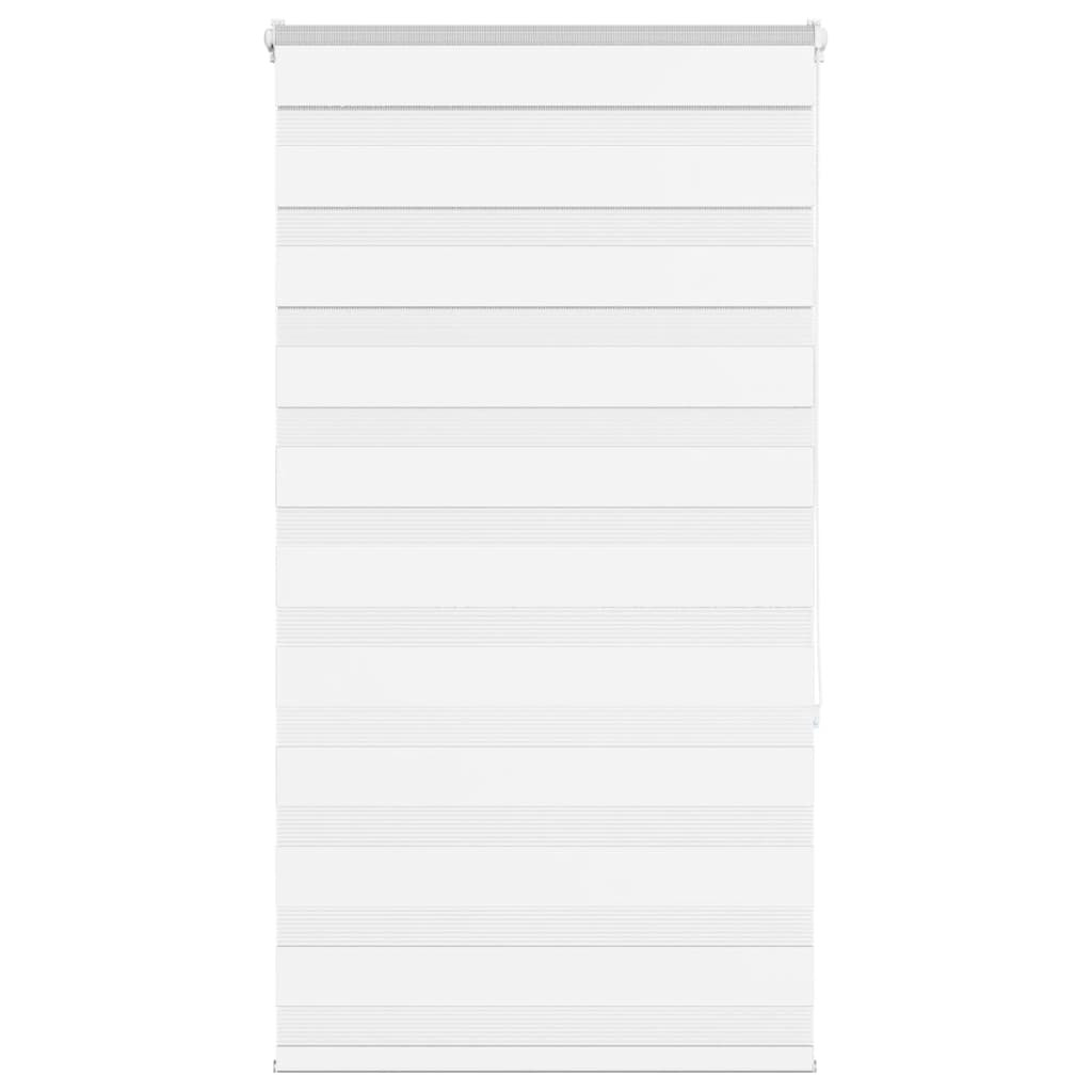 vidaXL Doppelrollo Weiß 75x150 cm Stoffbreite 70,9 cm Polyester