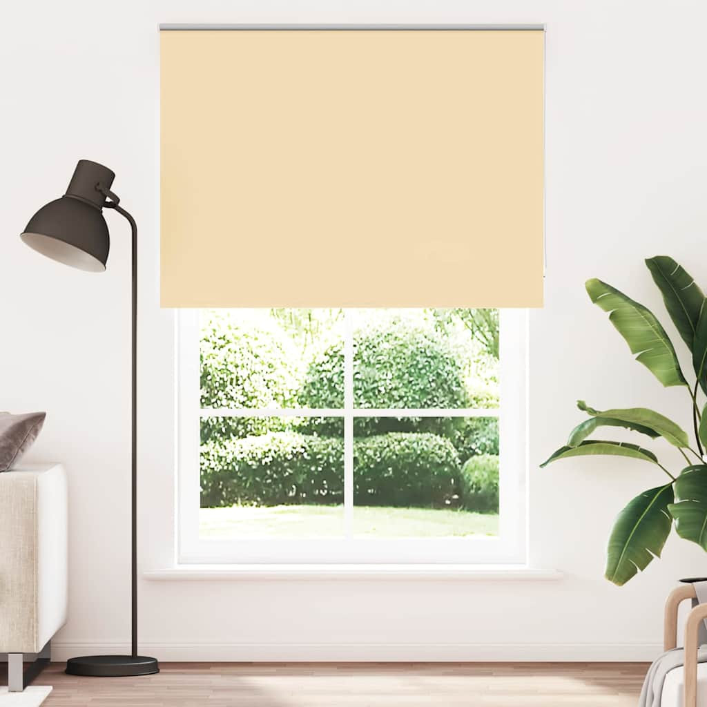 vidaXL Verdunkelungsrollo Beige 150x230 cm Stoffbreite 146,6 cm