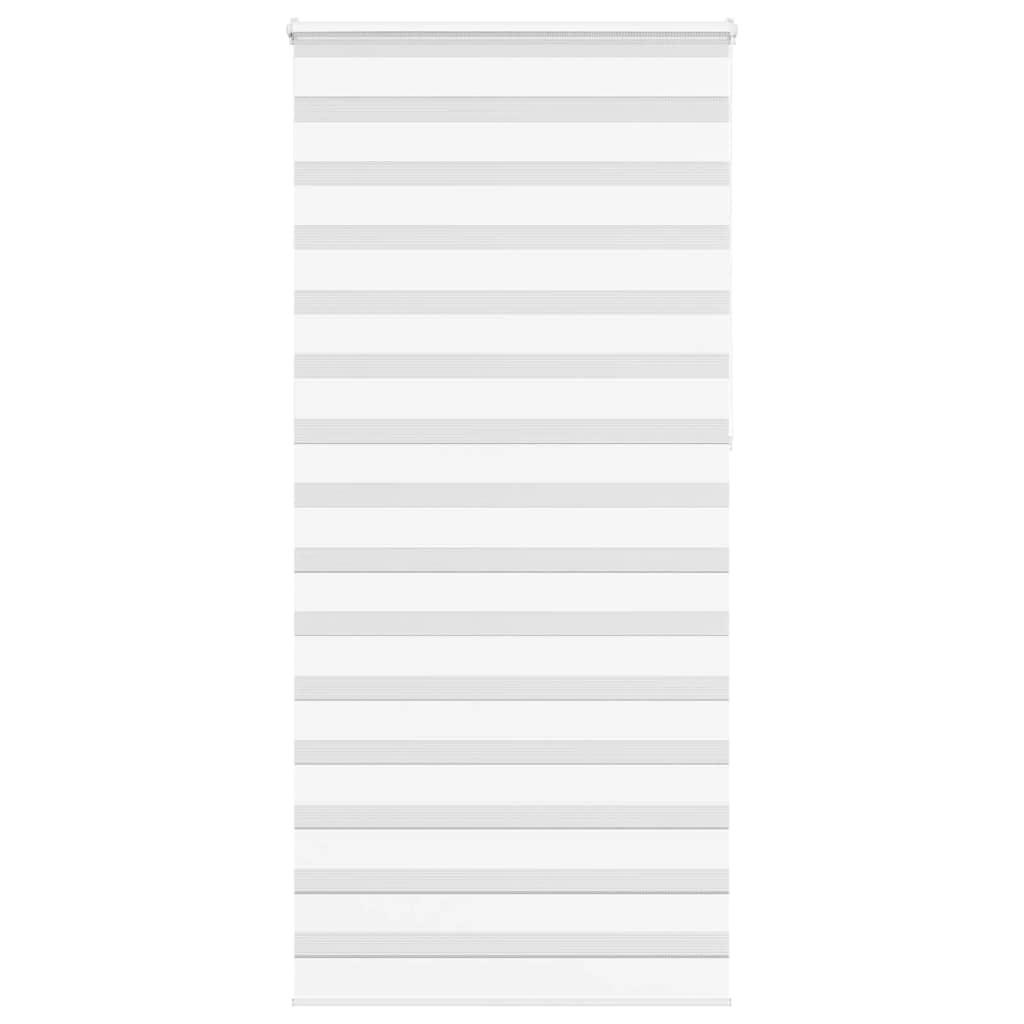 vidaXL Doppelrollo Weiß 110x230 cm Stoffbreite 105,9 cm Polyester