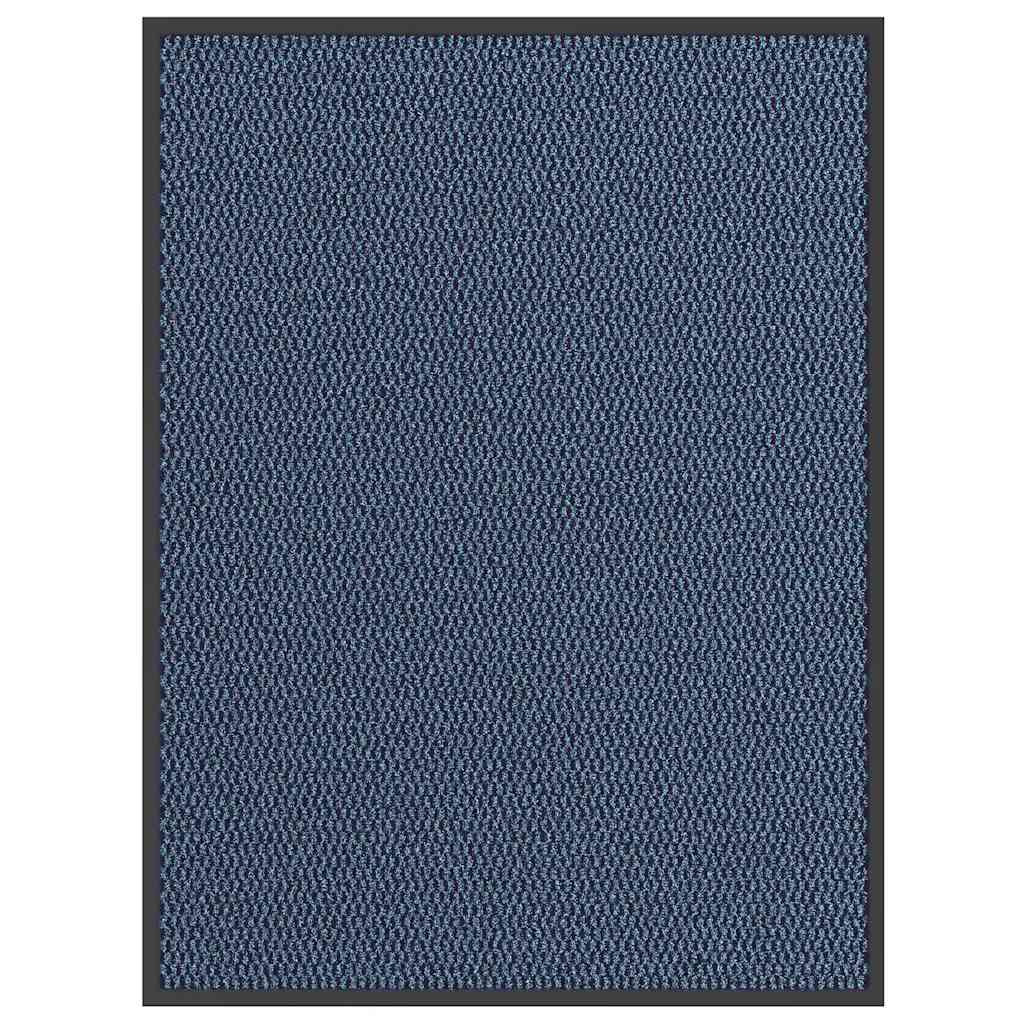 vidaXL Fußmatte Blau 80x120 cm