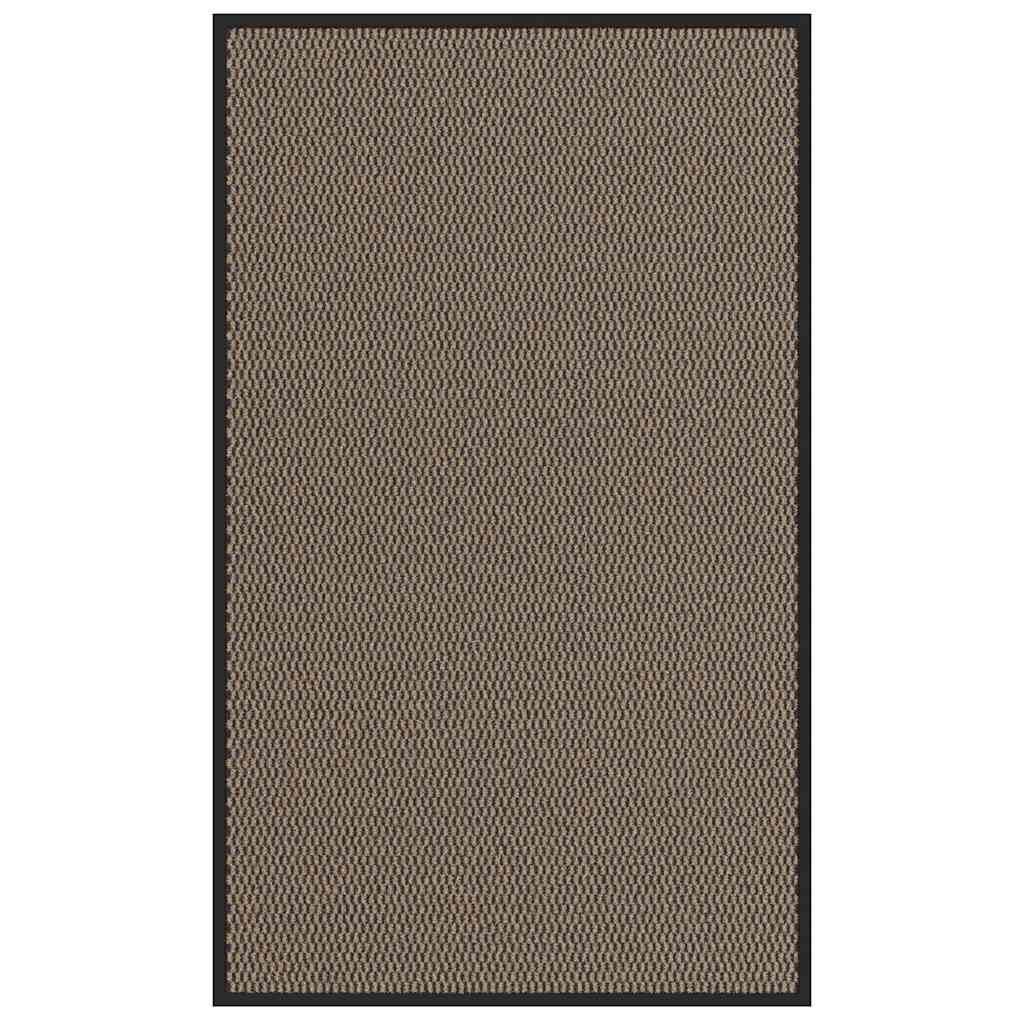 vidaXL Fußmatte Braun 90x150 cm