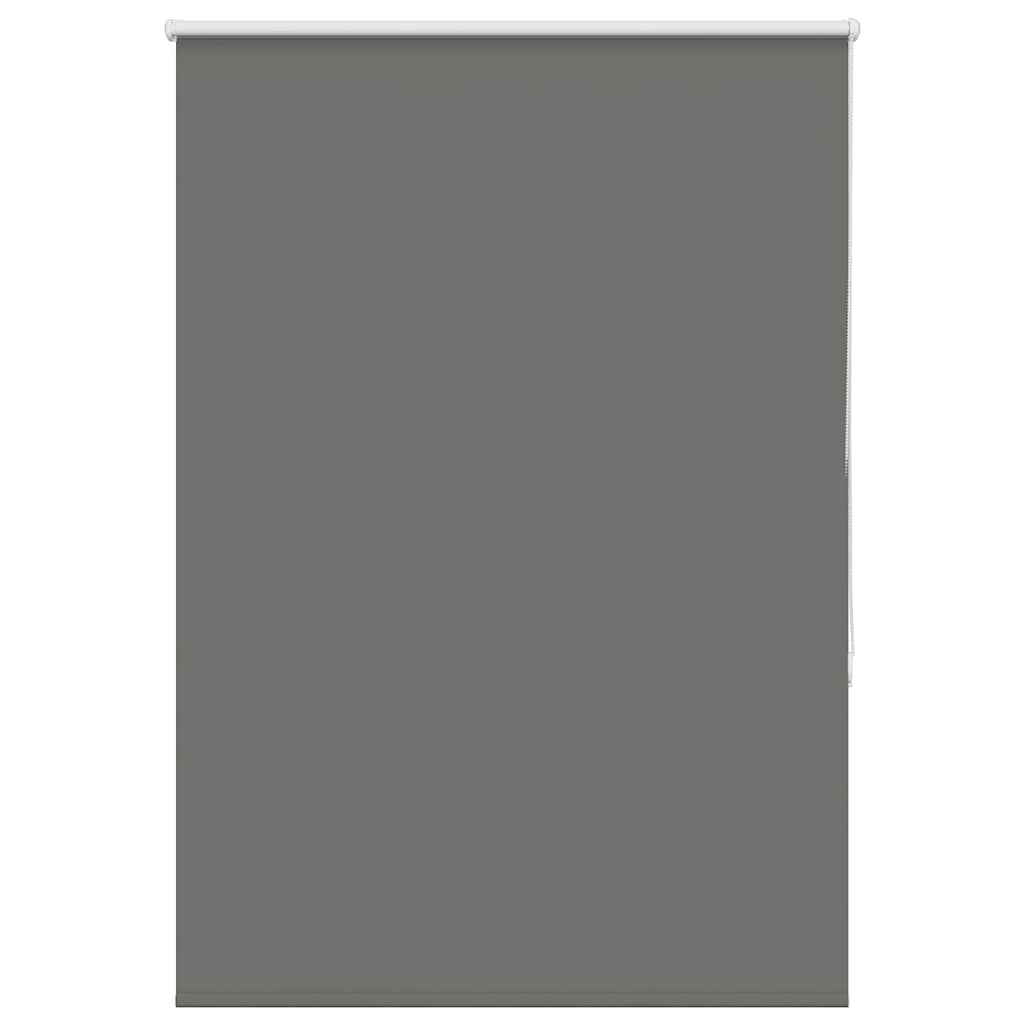 vidaXL Verdunkelungsrollo Grau 90x175 cm Stoffbreite 85,7 cm Polyester