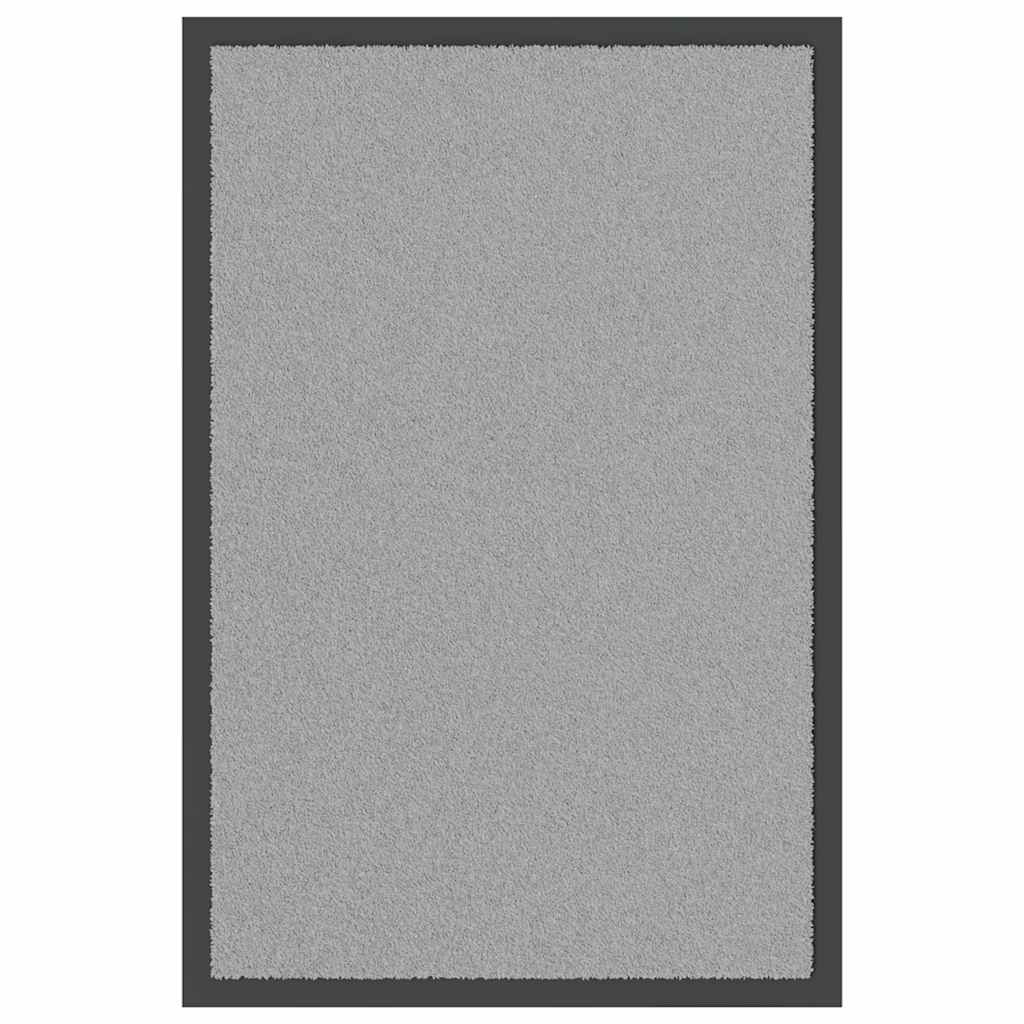 vidaXL Fußmatte Grau 40x60 cm