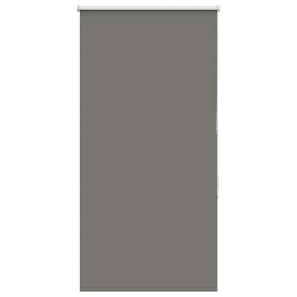 vidaXL Verdunkelungsrollo Grau 80x175 cm Stoffbreite 75,7 cm Polyester