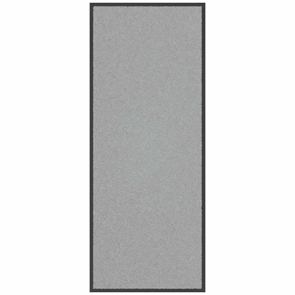 vidaXL Fußmatte Grau 60x150 cm