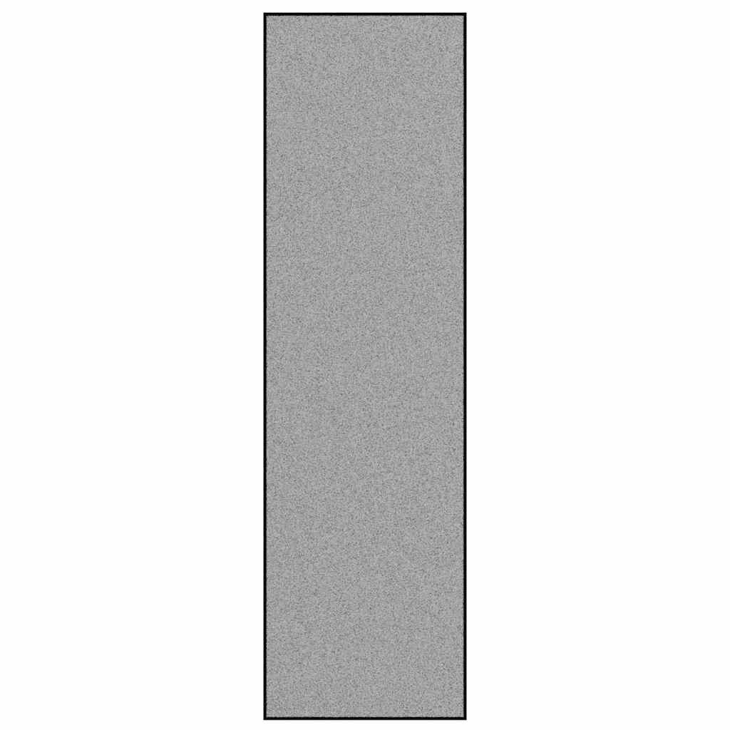 vidaXL Fußmatte Grau 115x400 cm